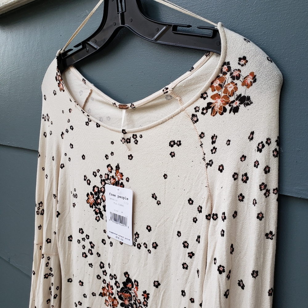 NWT Free People To The Tropics Blouson Sleeve - Picture 4 of 16
